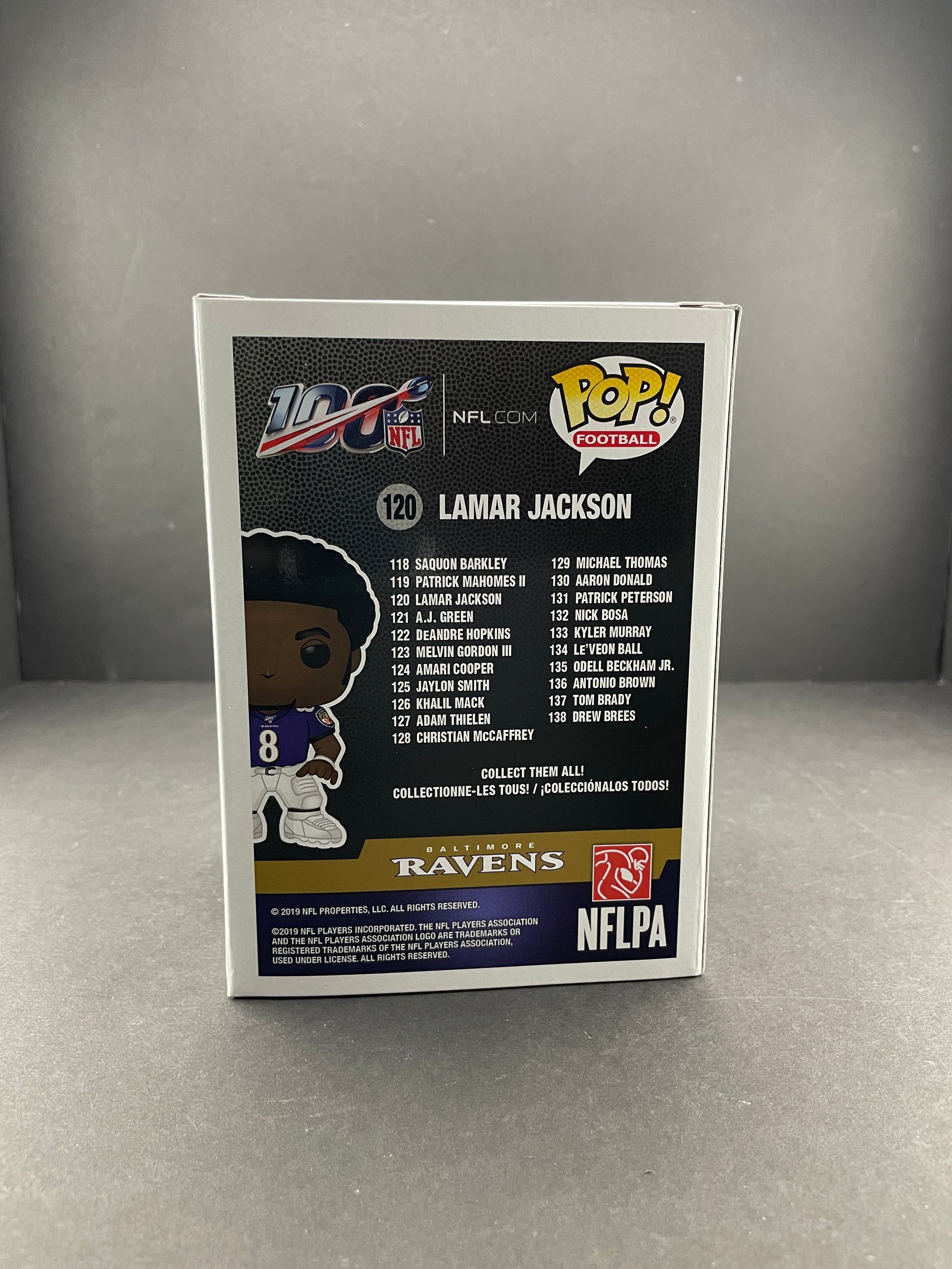 NFL Ravens Lamar Jackson Pop! Vinyl Figure #120